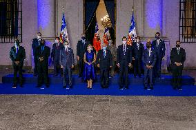 Heads of State and Government attending the transfer of command